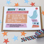 Pack Of Personalised Sea Lion Party Invitations, thumbnail 1 of 3