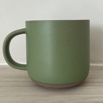 Dachshund Engraved Green Ceramic Tea/ Coffee Mug, 6 of 6