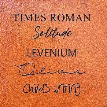 Ladies Personalised Leather Ring Box Square, 8 of 9