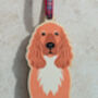 Cocker Spaniel Dog Hanging Wooden Christmas Decoration, thumbnail 6 of 6