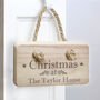 Personalised Family Christmas Wooden Sign, thumbnail 1 of 2