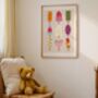 Colourful Ice Lolly Art Print, thumbnail 3 of 5