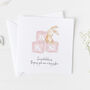 New Baby Card For Girls, Christening Card Girls ..3v7a, thumbnail 1 of 6
