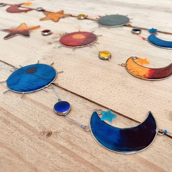 Long Sun Moon And Star Resin Sun Catcher, 7 of 8
