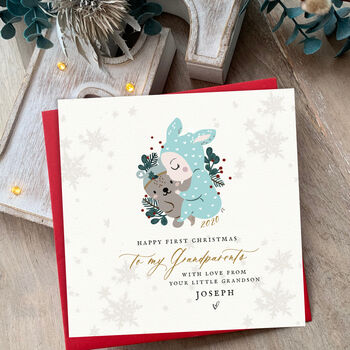 Grandparents First Christmas Card|Options Available Sb, 2 of 8