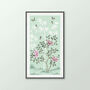 'Lilly' Peony Tree And Butterfly Chinoiserie Print, thumbnail 8 of 11