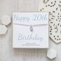 Sterling Silver Curb Bracelet – Happy 20th Birthday, thumbnail 1 of 4