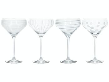 Deco Champagne Saucers, 4 of 7