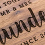 Personalised Large Wooden Cheese / Cutting Board, thumbnail 2 of 3