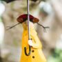 Hanging Bird Feeder Girl With Umbrella Novelty Durable, thumbnail 8 of 9