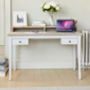 Ridley Grey Desk Dressing Table, thumbnail 2 of 5