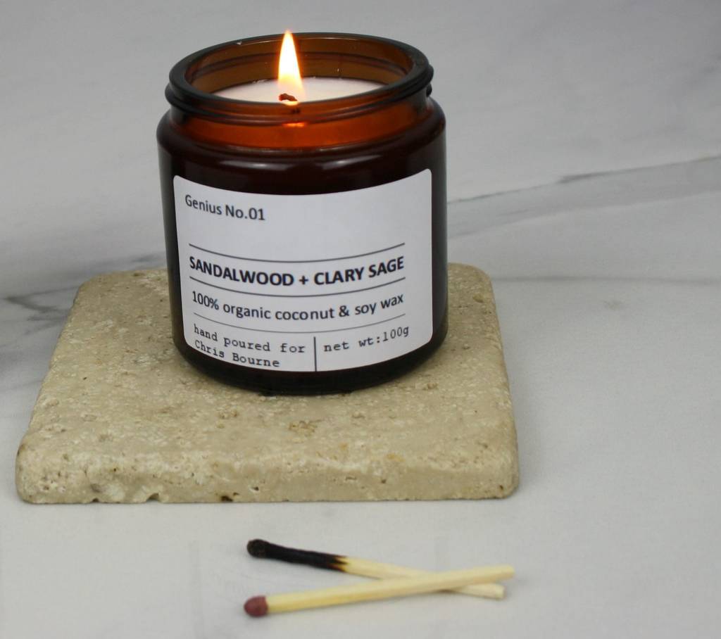 Personalised Wellbeing Organic Scented Candle, 1 of 2