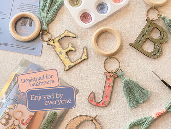 Paint Your Own Initial Keyring Kit, 7 of 9