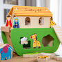 Personalised Noah's Ark Shape Sorter Wooden Play Set, thumbnail 1 of 4