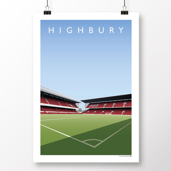 Arsenal Fc Highbury West Stand North Bank Poster, 2 of 8