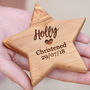 Personalised Olive Wood Christening Star, thumbnail 2 of 8