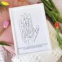 Personalised Family Line Drawn Hand Illustration, thumbnail 5 of 5