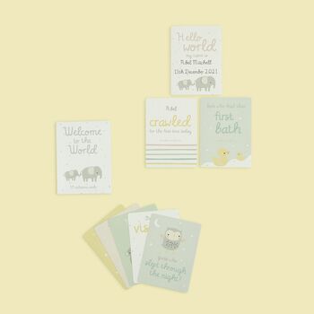 Personalised Baby Milestone Cards, 5 of 6