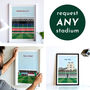 Contemporary Rugby Stadium Print Gift, Framed Or Unframed, thumbnail 2 of 10