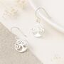Sterling Silver Tree Of Life Drop Earrings, thumbnail 3 of 9