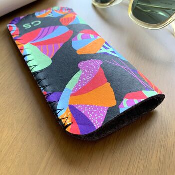 Maximalist Bold Pattern Glasses Case Personalised, 6 of 6