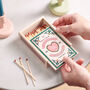 Personalised Couples 5th Wooden Anniversary Matchbox, thumbnail 1 of 5