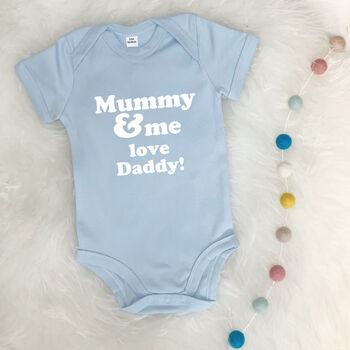 Mummy And Me Love… Personalised Babygrow, 5 of 8