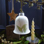 Snowdrops Fine Bone China Bell Decoration, thumbnail 2 of 10