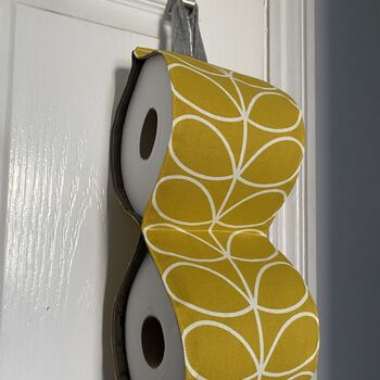 Fabric Toilet Roll Holder, Loo Roll Storage, 2 of 8