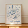 Personalised Our Favourite Places/Map Poster, thumbnail 1 of 12
