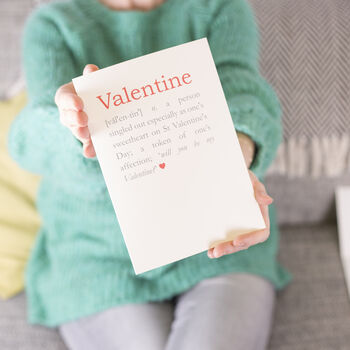 Valentine Romantic Definition Valentine's Day Card, 5 of 6
