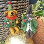 Handmade Felt Hector Christmas Hare Hanging Decoration, thumbnail 10 of 11
