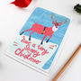 Sassy Reindeer Christmas Card, thumbnail 3 of 5