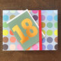 Mini Gold Foiled Number Eighteen Card, thumbnail 4 of 5
