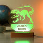 Personalised Dinosaur T Rex LED Night Light, thumbnail 10 of 12