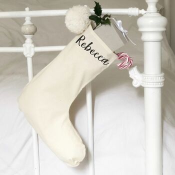 You Name It Personalised Christmas Stocking, 2 of 4
