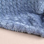 Personalised Dusty Blue Honeycomb Blanket For Baby, thumbnail 8 of 8
