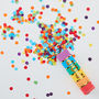 Biodegradable Rainbow Confetti Party Cannon Popper, thumbnail 1 of 3