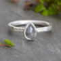 Natural Salt And Pepper Diamond Engagement Ring, thumbnail 1 of 4