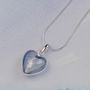 Handmade Silver Murano Glass Heart Pendant, thumbnail 7 of 12