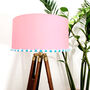 Lampshade With Pom Pom Finish, thumbnail 1 of 12