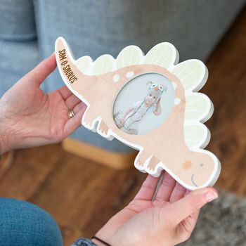 Personalised Name O Saurus Dinosaur Photo Frame Gift, 3 of 3