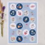 A5 Personalised Children's Stationery Set Gift With Space Design, thumbnail 5 of 9