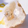 Solar Plexus Chakra Citrine Ring Silver Or Gold Plated, thumbnail 1 of 11