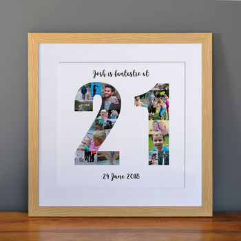 Personalised 21st Birthday Photo Collage, 8 of 8