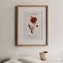 Birth Flower Wall Print 'Poppy' For August, thumbnail 3 of 9