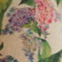 Pink And Blue Lilac Handmade Lampshade, thumbnail 7 of 8