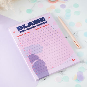 Baby Brain Preganancy Tear Off Notepad, 4 of 5