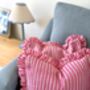 Quilted Indian Block Print Cushion, thumbnail 1 of 4