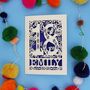Personalised 18th Birthday Card Papercut Woodland Design, thumbnail 11 of 11